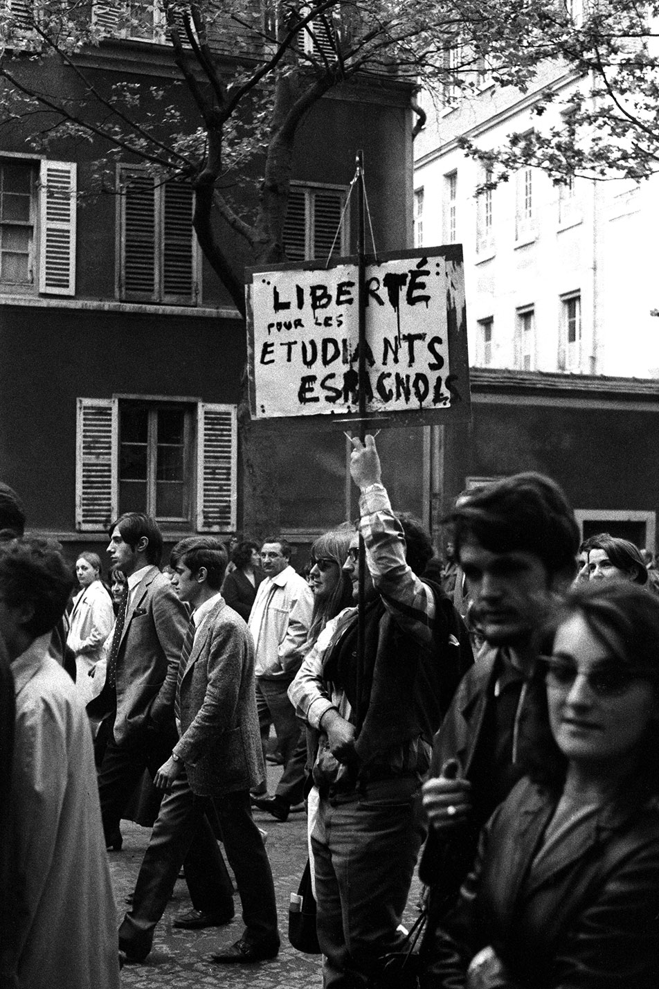 … y los estudiantes españoles, solidarios…