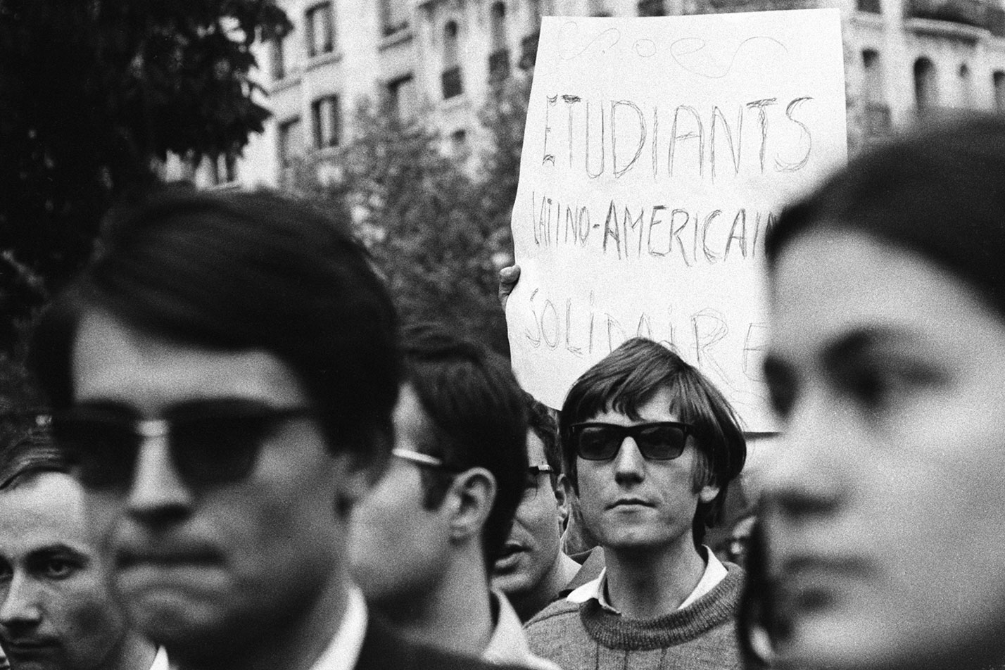 … y los estudiantes latinoamericanos, solidarios…