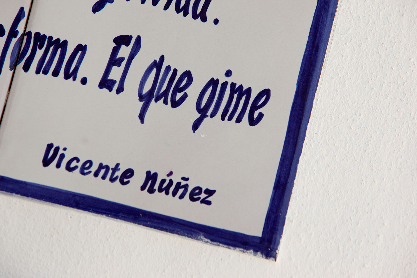 El que a tu sombra gime como trémula gema. El que pasa, el que extiende, el que aspira y olvida.  El que besa, el que tiembla y se transforma. El que gime.