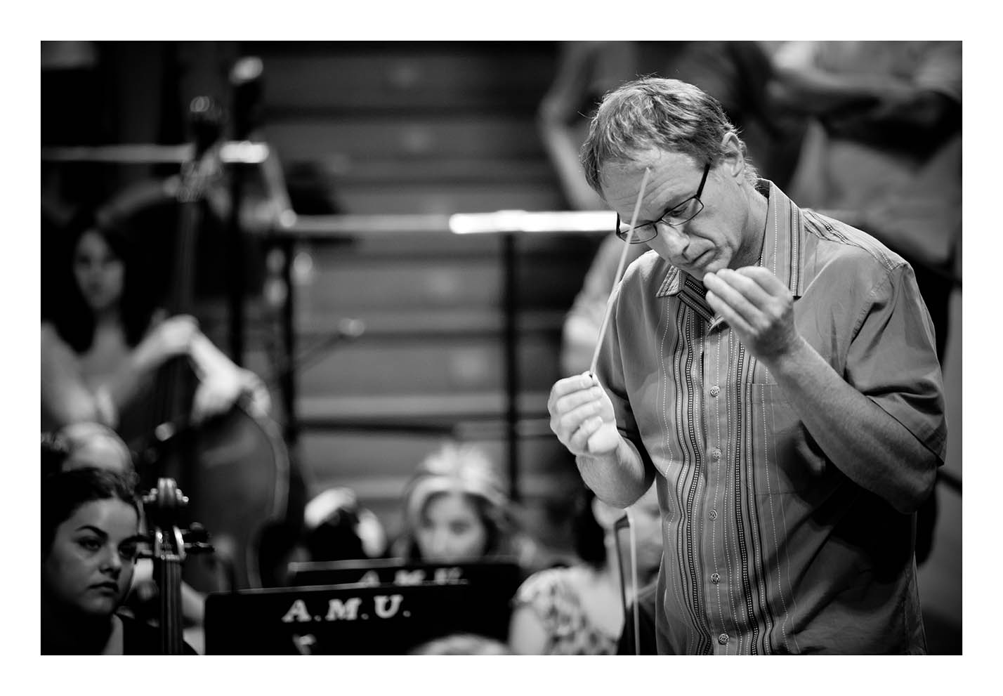 V Festival Internacional de Música de Cine. Joel McNeely. Ensayo, U?beda