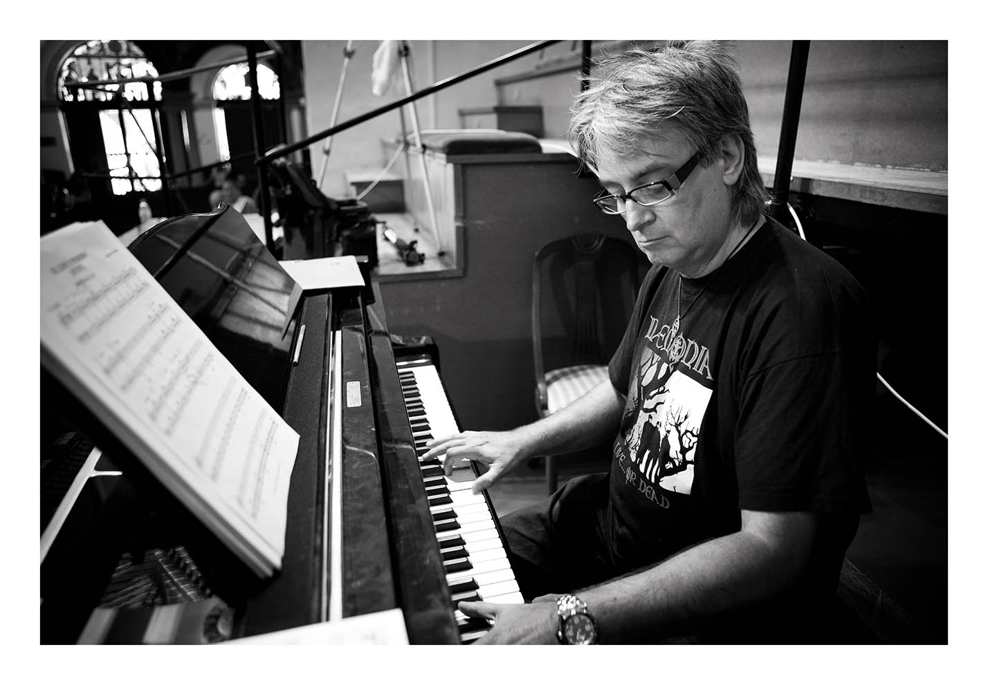 V Festival Internacional de Música de Cine. Claudio Simonetti. Ensayos, U?beda