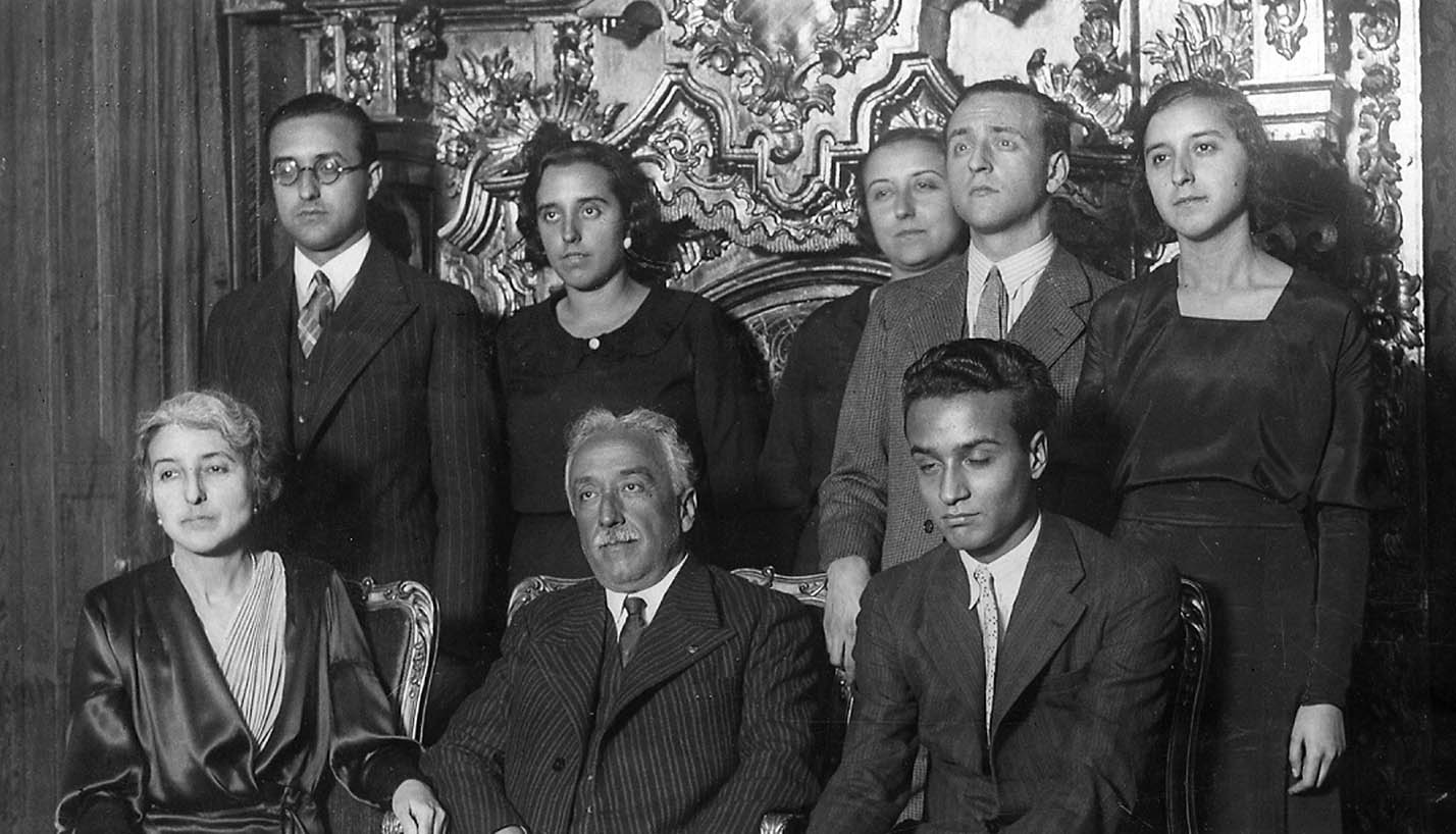 La familia del Presidente durante los años de la Segunda República.